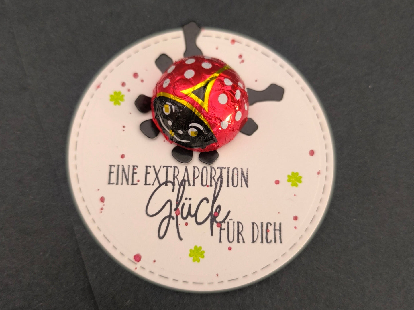 Glückskäfer mit Sofortwirkung Schokokäfer – Handgemacht | Süßes Geschenk & Mitbringsel