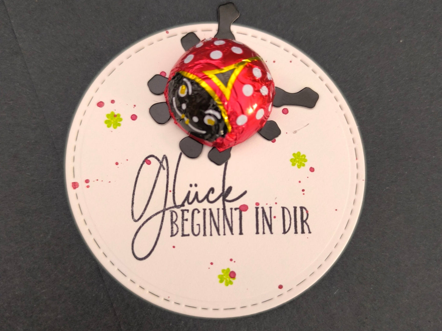 Glückskäfer mit Sofortwirkung Schokokäfer – Handgemacht | Süßes Geschenk & Mitbringsel