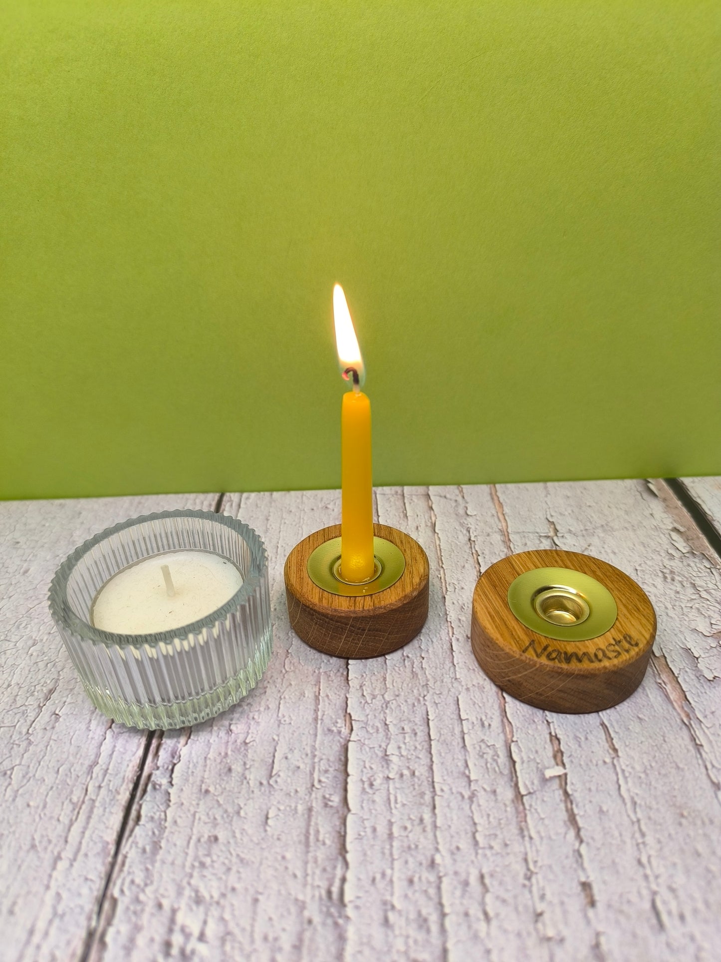 Mindful Moments Set – Bienenwachs Kerzen Box für Meditation & Achtsamkeit